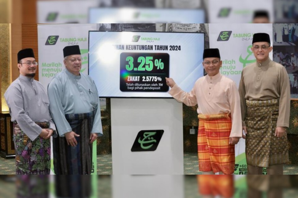 DIVIDEN TABUNG HAJI 3.25 PERATUS, TERTINGGI DALAM TEMPOH 7 TAHUN