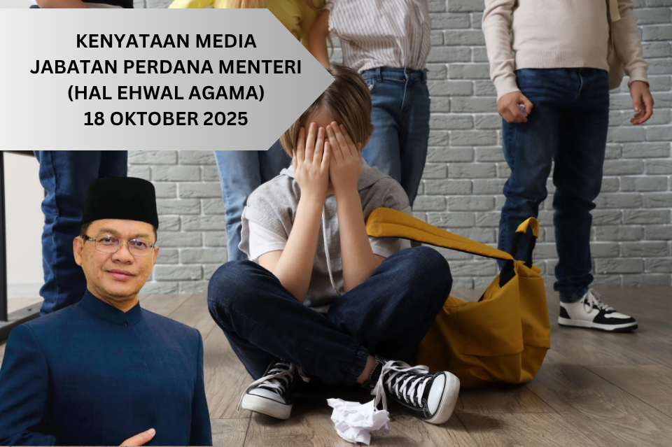 KENYATAAN MEDIA MENTERI DI JABATAN PERDANA MENTERI (HAL EHWAL AGAMA)